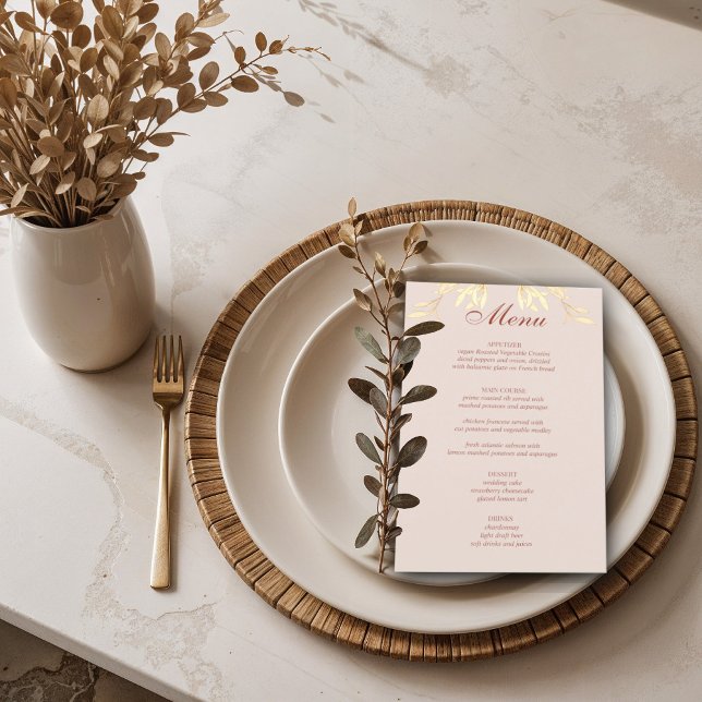 Eterno Floral Rustic Budget Menu (Criador carregado)