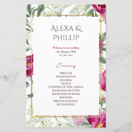 Eterno Romance Pink Watercolor Programas de Casame
