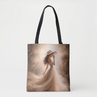 Ethereal Slavic Water Nymph Tote Bag Boho