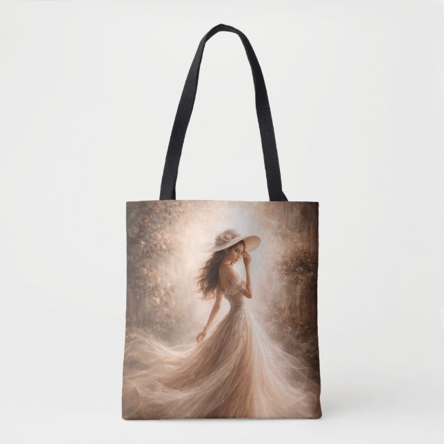 Ethereal Slavic Water Nymph Tote Bag Boho (Frente)