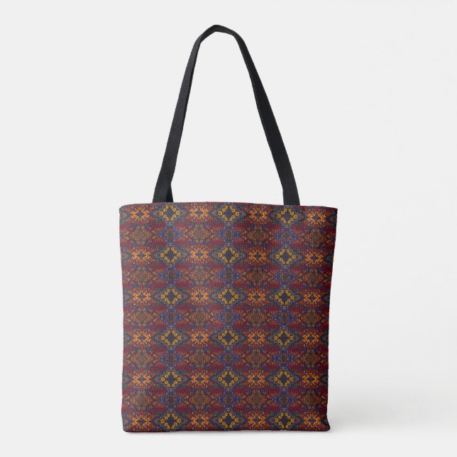 Etiópia - Tote Bag com Padrão Tribal (Verso)