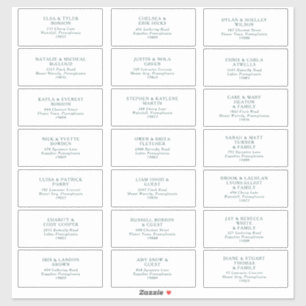 Etiópia Verde Etiquetas de Endereços de Convidad