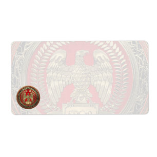 Etiqueta [100] Águia Imperial Romana Dourada