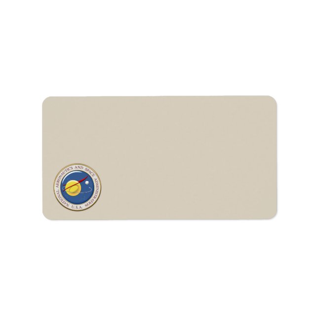 Etiqueta [100] NASA Emblem [3D] (Frente)
