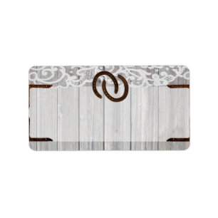 Etiqueta 1,25 calçados do cavalo do endereço e-mail "