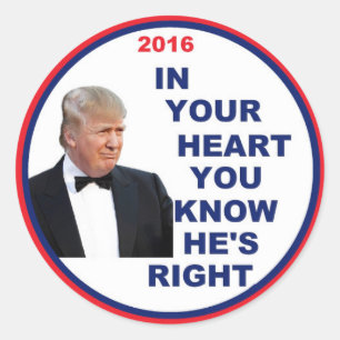 Etiqueta 2016 de Donald Trump