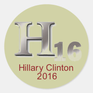 Etiqueta 2016 de Hillary