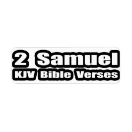 Etiqueta 2 Versos da Bíblia Samuel KJV