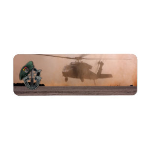 Etiqueta 3ª força especial sfg green berets fort bragg