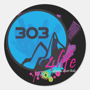 etiqueta 303 4Life redonda