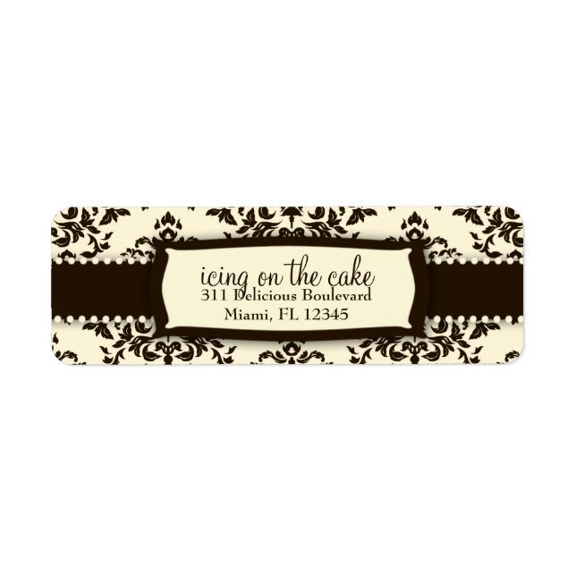 Etiqueta 311 Fecho na nata de chocolate (Frente)