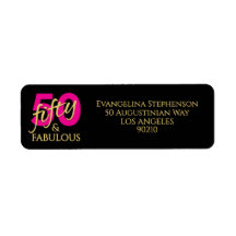 50 Fabuloso Aniversário de Cinquenta Anos Endereço