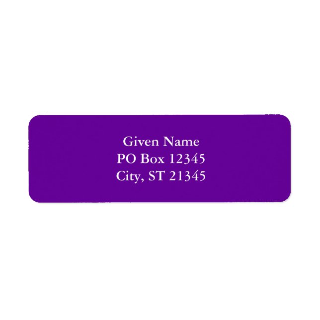 Etiqueta 660099 Roxo (Frente)