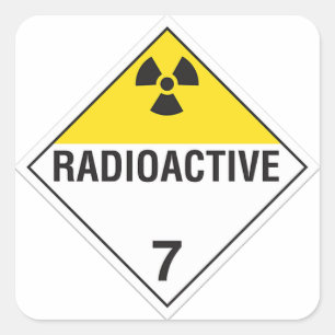 Etiqueta 7 radioativa