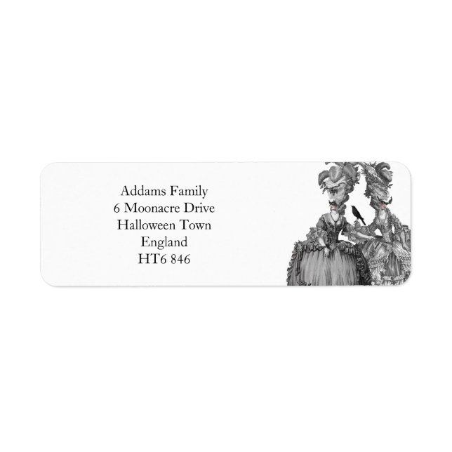 Etiqueta A bola de Halloween (Frente)