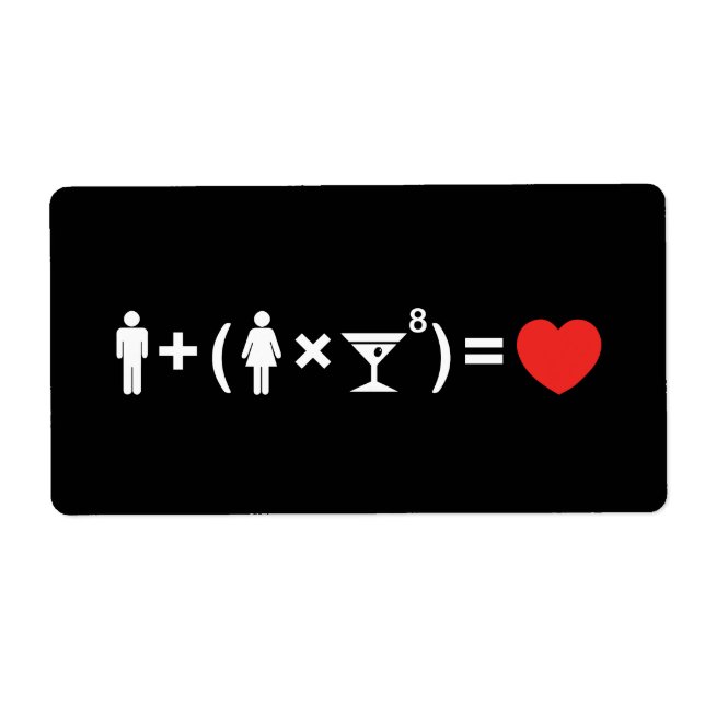 Etiqueta A Equação do Amor para as Mulheres (Frente)