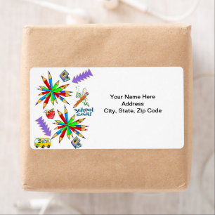 Etiqueta A escola é rótulos Legal