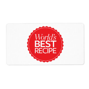 Etiqueta A melhor receita do mundo