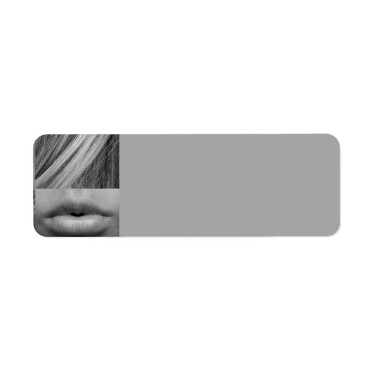 Etiqueta A MULHER da FORMA do BRANCO eye-537597 CINZENTO