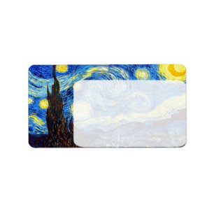 Etiqueta A noite estrelado por Vincent van Gogh 1889