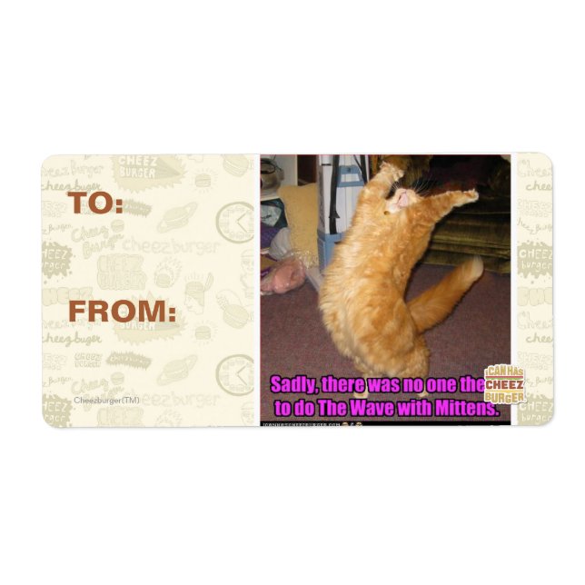 Etiqueta A onda (Frente)