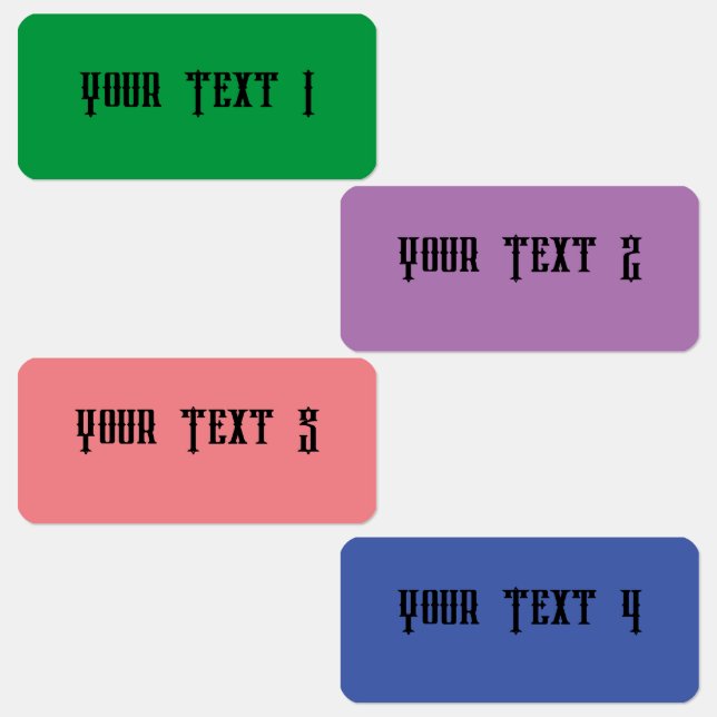 Etiqueta à prova d'água do Mini Retângulo (Grupo)