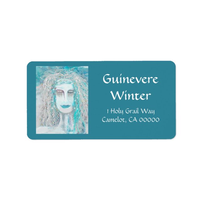 Etiqueta A Rainha Solstício de inverno (Frente)