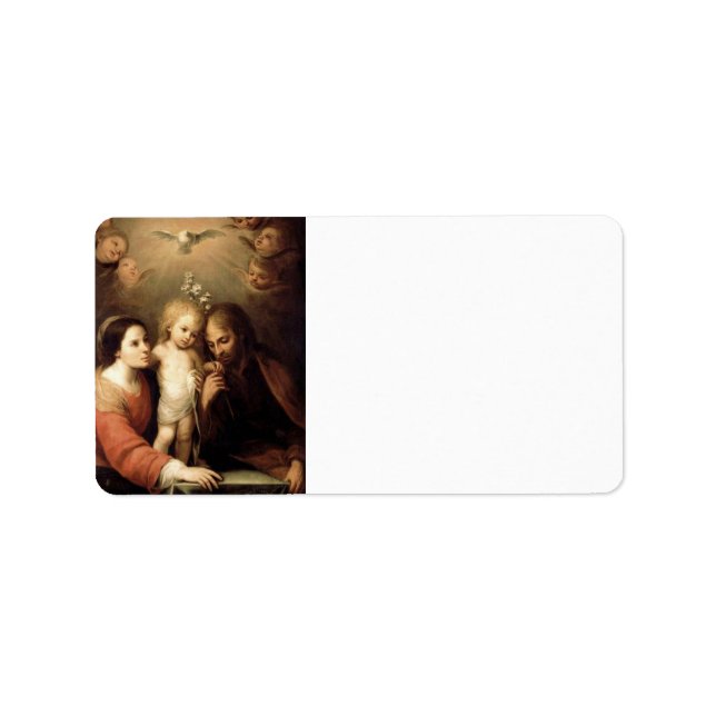 Etiqueta A Santa Família Sacrada Família (Frente)