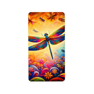Etiqueta A Viagem da Dragonfly