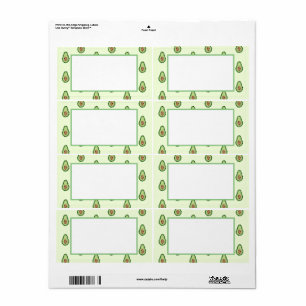 Etiqueta Abacate Em Pontos