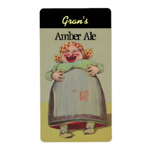 Etiqueta Abastecimento De Cabeleireiros De Cerveja Que Cria