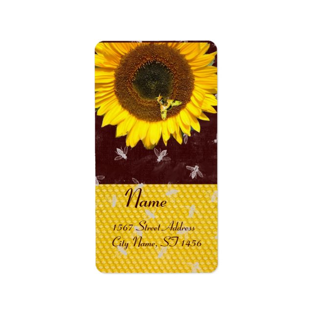 ETIQUETA ABELHA DE MADEIRA E DE MEL, APOSTA, PROFESSORA (Frente)