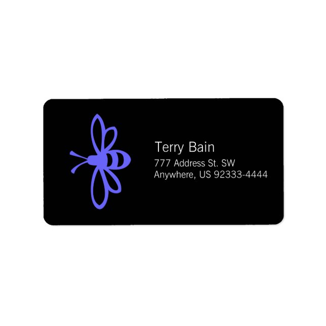 Etiqueta Abelha lavanda (Frente)