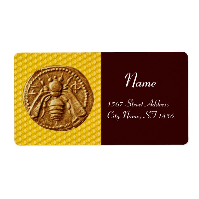 Etiqueta Abelha-MEL, APIARISTA-MADEIRA (Frente)