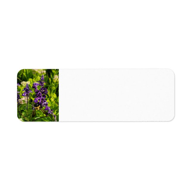 Etiqueta Abelha no Jardim (Frente)