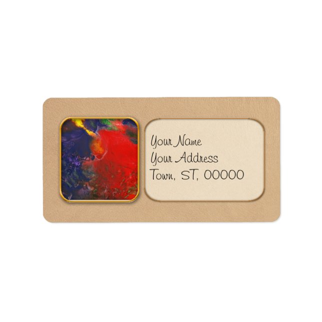 Etiqueta Abstrato - Crayon - Andromeda (Frente)