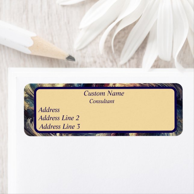 Etiqueta Abstrato de Arte do Consultor (Insitu)