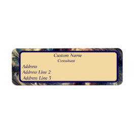 Etiqueta Abstrato de Arte do Consultor