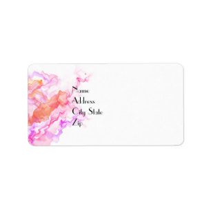 Etiqueta Abstrato Fractal Smoke