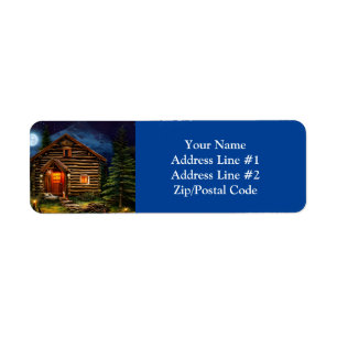 Etiqueta Abstrato Wilderness Little Cabine