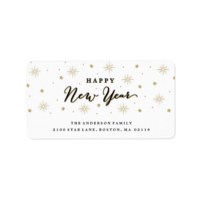 Etiqueta Acenda o feriado do céu (Frente)