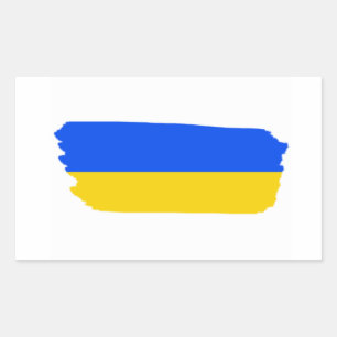 etiqueta adesiva bandeira ukraine