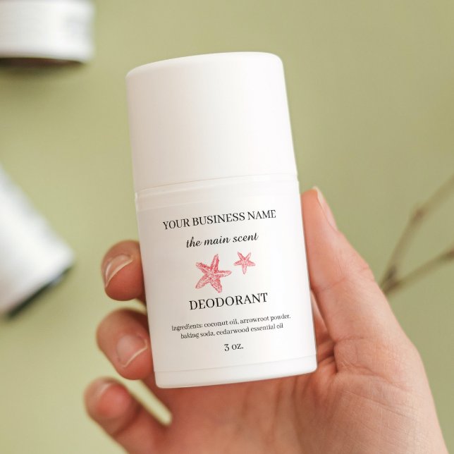 Etiqueta adesiva de desodorante de peixe-starta ve (Criador carregado)