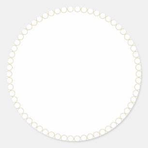 Etiqueta adesiva de etiqueta redonda de vazio de j