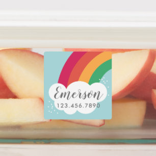 Etiqueta adesiva impermeável para crianças do arco