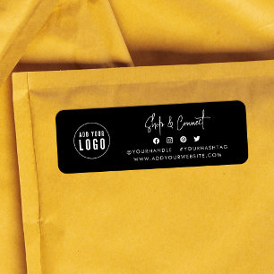 Etiqueta Adicionar Logotipo Loja de Rótulos Modernos Conect