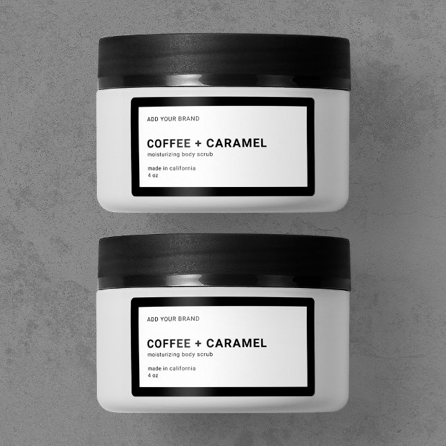 Etiqueta Adicionar Marca Produto de cor editável minimalist (Criador carregado)