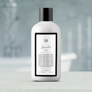 Etiqueta Adicione seu logotipo e produto de cor de borda ed