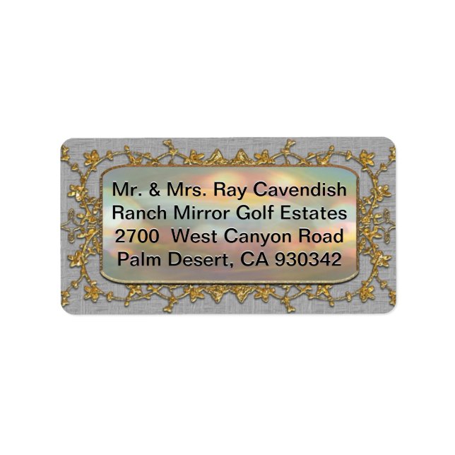 Etiqueta Adlamchelle Winter Elegant (Frente)