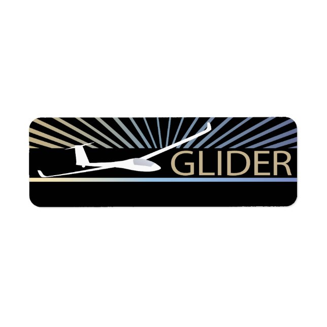 Etiqueta Aeronaves de planador (Frente)